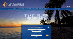 Desktop Screenshot of floridabolig.no